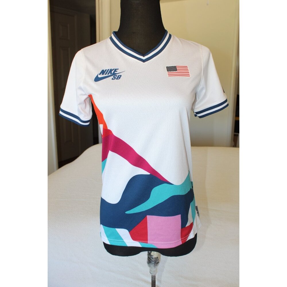 Nike SB x Piet Parra USA Federation Kit Crew Jersey Size M 2021 Tokyo Olympics